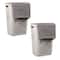 Mind Reader 60L Ventilated Slim Laundry Hamper with Cut Out Handles & Hinged Lid, 2ct.
